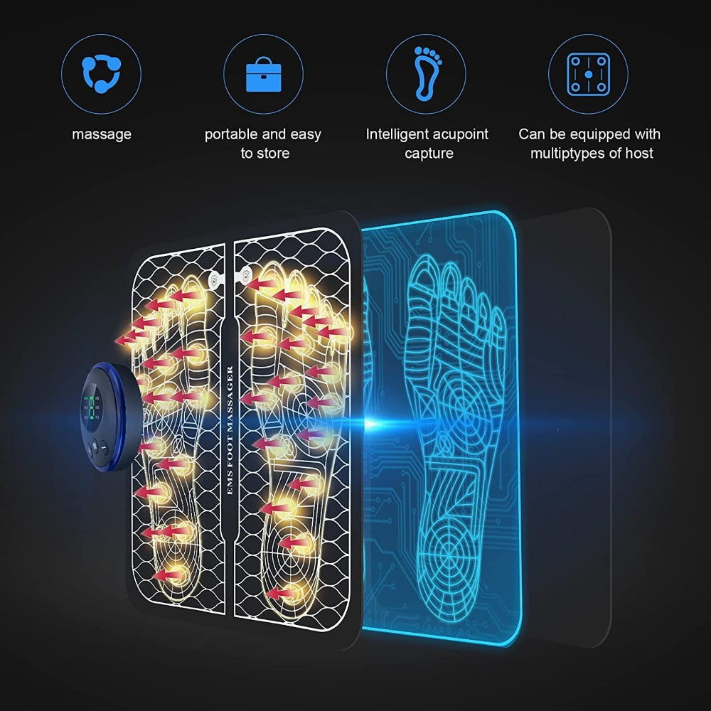 Rechargeable Portable Foot Intelligent Massage Pad Rechargeable Portable Foot Intelligent Massage Pad
